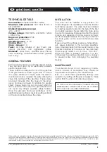 Предварительный просмотр 3 страницы Watts EVO Series Installation And Operation Manual