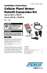 Watts FEBCO 825Y Series Installation Instructions Manual предпросмотр