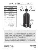 Предварительный просмотр 2 страницы Watts Flow-Pur RV PRO 10000 Installation Manual