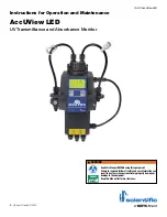 Preview for 1 page of Watts HF scientific AccUView LED Instruction For Operation And Maintenance