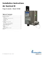 Preview for 1 page of Watts HF Scientific Air Sentinel III Manual