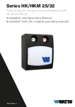 Watts HK25 Series Installation And Operating Manual preview