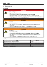 Preview for 12 page of Watts HKF 8180 Operating Instructions Manual