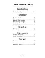 Preview for 3 page of Watts HS Series Installation, Operation & Maintenance Manual