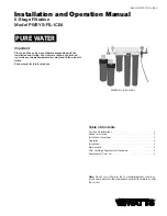 Preview for 1 page of Watts IOM-WQ-PWSYS-FIL-ICE4 Installation And Operation Manual