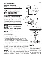 Watts LF70A Series Instructions предпросмотр