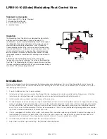 Предварительный просмотр 2 страницы Watts LFM110-10 Manual