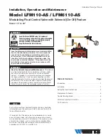 Watts LFM110-AS Installation Operation & Maintenance предпросмотр