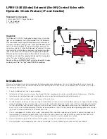 Preview for 2 page of Watts LFM113-25 Installation, Operation And Maintenance Manual