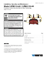 Watts LFM113-40 Installation, Operation And Maintenance Manual preview