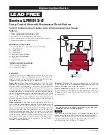 Предварительный просмотр 2 страницы Watts LFM513-5 Series Manual