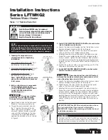 Watts LFTWHG2 Series Installation Instructions preview