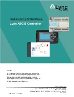 Preview for 1 page of Watts Lync AEGIS User Manual