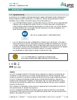 Preview for 3 page of Watts Lync WQ-UV Installation, Operation And Maintenance Manual