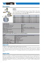 Preview for 2 page of Watts NVFN Series Technical Data Sheet