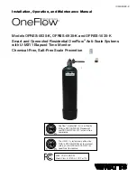 Watts OneFlow OFRES-0835-K Installation, Operation And Maintenance Manual предпросмотр