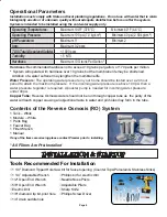 Предварительный просмотр 4 страницы Watts Premier WP4V-50 Installation, Operation And Maintenance Manual