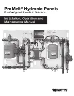 Preview for 1 page of Watts ProMelt 150 Installation, Operation And Maintenance Manual