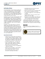 Preview for 2 page of Watts PVI AquaSolve M8408-COM Operation & Maintenance Manual