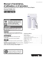 Preview for 21 page of Watts PWDWLCV2 Pure Water Installation, Operation And Maintenance Manual