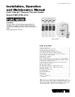 Preview for 1 page of Watts PWSYS-RO-KC4 Kwik-Change Installation, Operation And Maintenance Manual