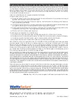 Preview for 8 page of Watts Snow/Ice Sensor Socket 091 Installation & Operation Manual