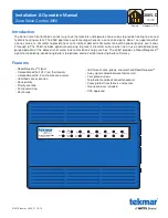 Watts tekmar 306V Installation & Operation Manual preview