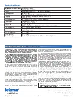 Preview for 12 page of Watts tekmar 306V Installation & Operation Manual