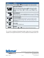 Preview for 4 page of Watts tekmar 518 Quick Setup Manual