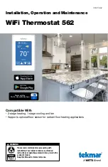 Watts tekmar 562 Manual preview