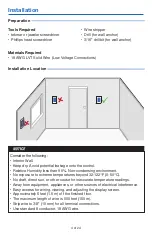 Предварительный просмотр 4 страницы Watts Tekmar WiFi Thermostat 561 Installation Manual