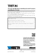 Предварительный просмотр 56 страницы Watts TRITON TRCU1 User Manual And Instruction Manual