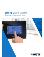 Watts Vision BT-A02 RF Description And Application Manual предпросмотр