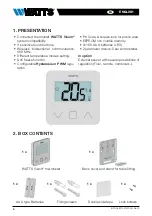 Предварительный просмотр 4 страницы Watts Vision BT-D03 RF User Manual