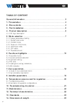 Preview for 2 page of Watts Vision Wired WT-D03 Installation Manual