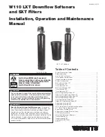 Watts W110 LXT Installation, Operation And Maintenance Manual preview