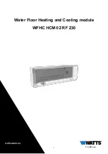 Watts WFHC HCM 02 RF 230 User Manual preview