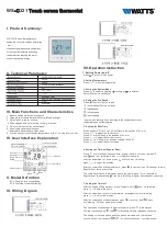 Watts WS-C321 Series Quick Start Manual предпросмотр