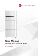 Preview for 1 page of wattsonic 4.0KW-3P Series User Manual