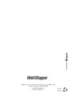 Preview for 12 page of wattstopper EW-205-24 Installation Instructions Manual