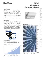 Preview for 1 page of wattstopper FS-705 Installation Instructions