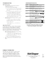 Preview for 4 page of wattstopper FS-705 Installation Instructions