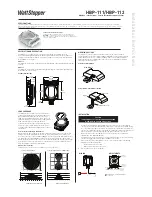 wattstopper HBP-111 Installation Instruction preview