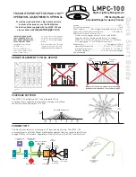 Preview for 1 page of wattstopper Legrand LMPC-100 Quick Start Manual