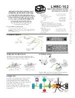 Preview for 1 page of wattstopper legrand LMRC-102 Quick Start Manual