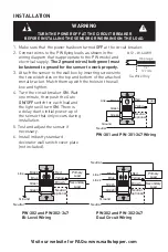 Preview for 4 page of wattstopper PW-301 Installation Instructions Manual