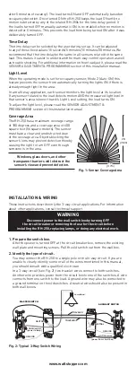 Preview for 2 page of wattstopper RH-250-W Installation Instructions Manual