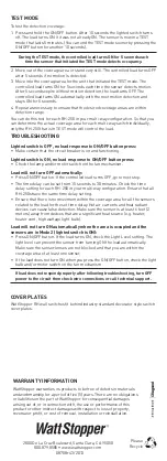 Preview for 6 page of wattstopper RH-250-W Installation Instructions Manual