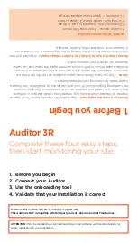 Предварительный просмотр 3 страницы wattwatchers Auditor 3R Quick Start Manual