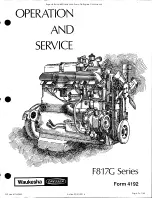 Preview for 2 page of Waukesha F817G Series Manual